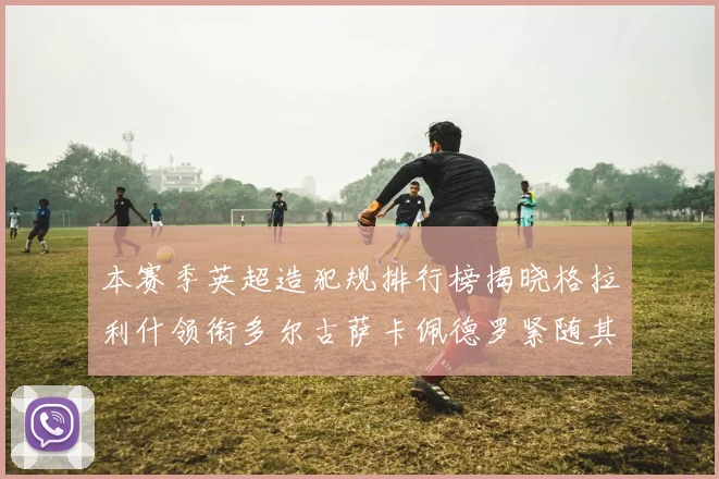 本赛季英超造犯规排行榜揭晓格拉利什领衔多尔古萨卡佩德罗紧随其后