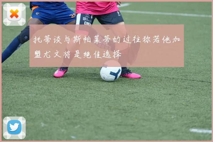 托蒂谈与斯帕莱蒂的过往称若他加盟尤文将是绝佳选择